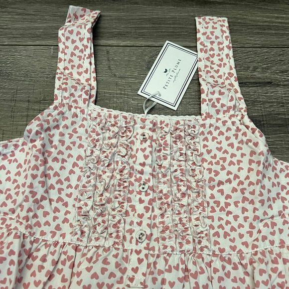 Petite Plume Girls Sweethearts Pajamas Shorts Set size 14 Pink Hearts 2pc - Picture 4 of 16